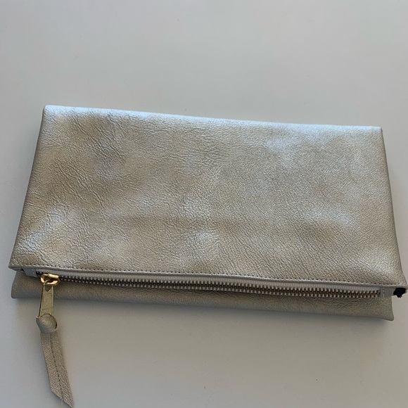 Stacy Kessler gold clutch new without tags - Picture 1 of 4